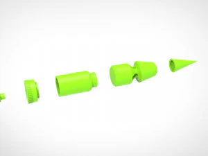smoke capsule from the movie batman 1989 3D Print Model