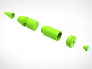 smoke capsule from the movie batman 1989 3D Print Model