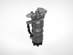batman canister from the movie batman vs superman 3d print model 3Dプリントモデル