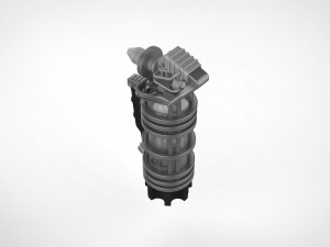 batman canister from the movie batman vs superman 3d print model 3Dプリントモデル
