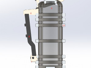 batman canister from the movie batman vs superman 3d print model 3Dプリントモデル