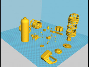 batman canister from the movie batman vs superman 3d print model 3Dプリントモデル