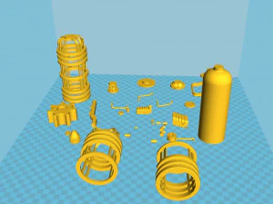 batman canister from the movie batman vs superman 3d print model 3D Print Model