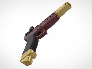deadshot pistol from the movie suicide squad 2016 3D Print Model