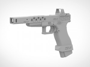 deadshot pistol from the movie suicide squad 2016 3D Print Model
