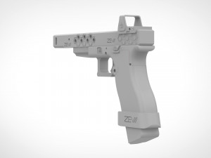 deadshot pistol from the movie suicide squad 2016 3D Print Model