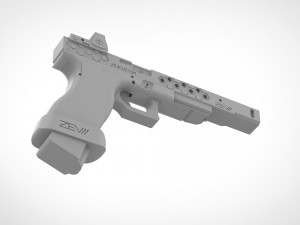 deadshot pistol from the movie suicide squad 2016 3D Print Model