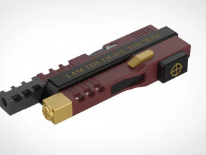 Magnums de pulso de Pistoleiro do filme Esquadrão Suicida 2016 Modelo de Impressão 3D