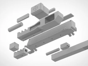 deadshot wirst magnums from the movie suicide squad 2016 3D Print Model