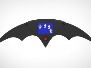remote batarang from the movie batman returns 1992 3D Print Model