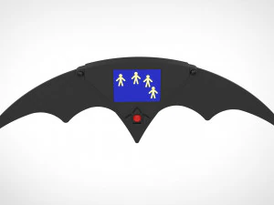 remote batarang from the movie batman returns 1992 3D Print Model