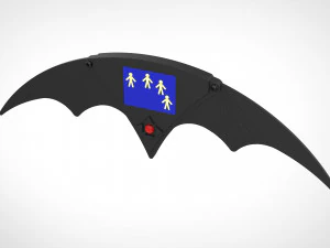 batarang remoto do filme Batman retorna 1992 Modelo de Impressão 3D