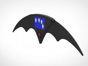remote batarang from the movie batman returns 1992 3D Print Model