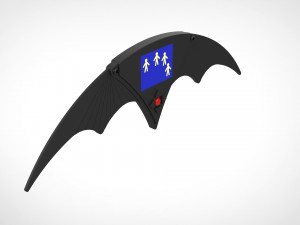 remote batarang from the movie batman returns 1992 3D Print Model