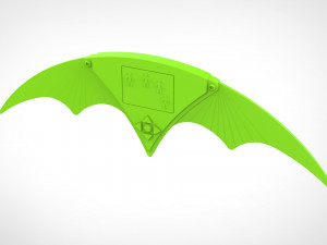 remote batarang from the movie batman returns 1992 3D Print Model