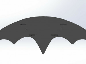 remote batarang from the movie batman returns 1992 3D Print Model