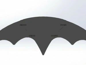 remote batarang from the movie batman returns 1992 3D Print Model