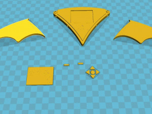 remote batarang from the movie batman returns 1992 3D Print Model