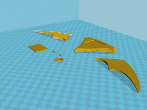 remote batarang from the movie batman returns 1992 3D Print Model