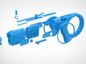 bloodsport rotating from the movie suicide squad 2021 3D Print Model