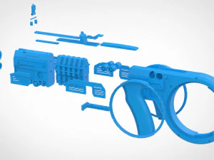 bloodsport rotating from the movie suicide squad 2021 3D Print Model