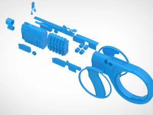 bloodsport rotating from the movie suicide squad 2021 3D Print Model