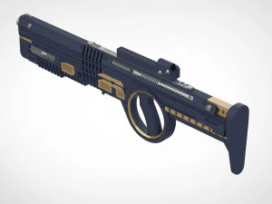 rifle de esporte sangrento do filme esquadr&atilde;o suicida 2021 modelo de impress&atilde;o 3D Modelo de Impressão 3D