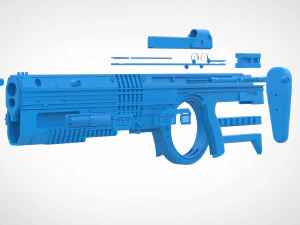 rifle de esporte sangrento do filme esquadr&atilde;o suicida 2021 modelo de impress&atilde;o 3D Modelo de Impressão 3D