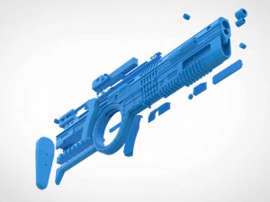 rifle de esporte sangrento do filme esquadr&atilde;o suicida 2021 modelo de impress&atilde;o 3D Modelo de Impressão 3D