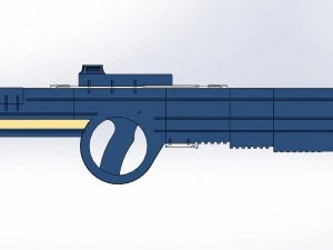 rifle de esporte sangrento do filme esquadr&atilde;o suicida 2021 modelo de impress&atilde;o 3D Modelo de Impressão 3D
