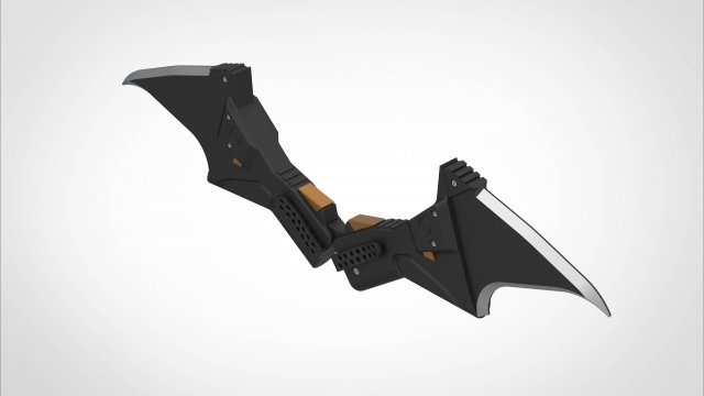 Batarang from the movie The Batman 2022 3D Print Model in Man 3DExport