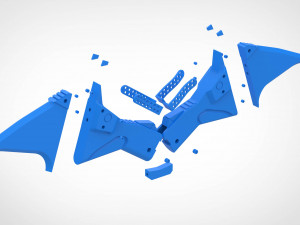 Batarang from the movie The Batman 2022 3D Print Model