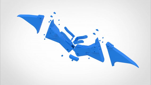 Batarang from the movie The Batman 2022 3D Print Model in Man 3DExport