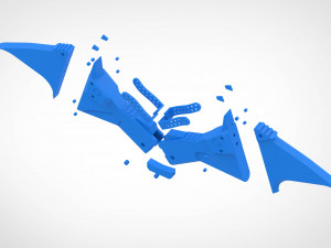 Batarang from the movie The Batman 2022 3D Print Model