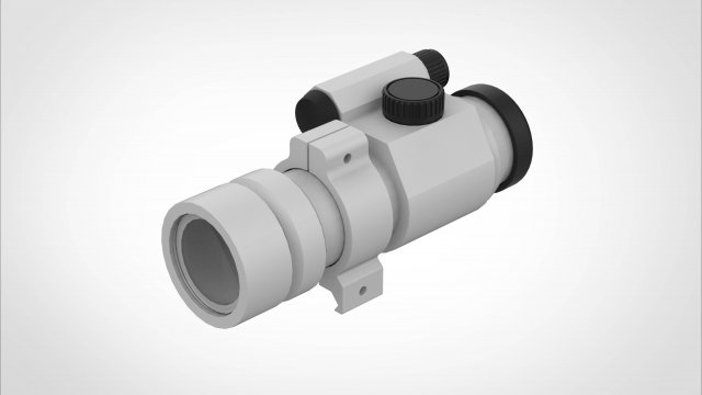 Aimpoint red dot scopes from the movie Escape from LA 1996 3d print model 3D Baskı Modeli .c4d .max .obj .3ds .fbx .stl .blend 