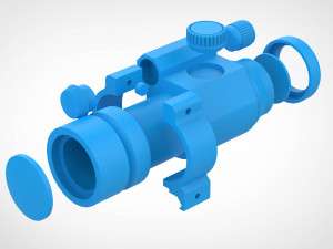 Aimpoint red dot scopes from the movie Escape from LA 1996 3d print model 3D Baskı Modeli