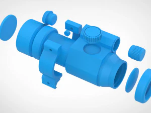 Aimpoint red dot scopes from the movie Escape from LA 1996 3d print model 3D Print Model