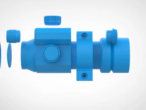 Aimpoint red dot scopes from the movie Escape from LA 1996 3d print model 3D Print Model