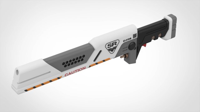 Laser Blade DX from the movie Lightyear 2022 3d print model 3Dプリントモデル .c4d .max .obj .3ds .fbx .stl .blend 