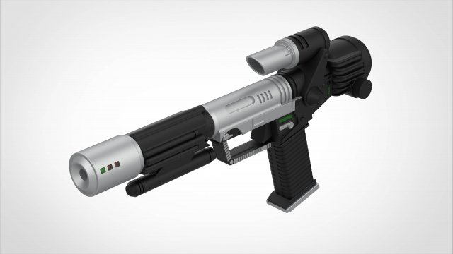 Eternian soldier blaster from the movie Masters of the Universe 1987 3d print model 3Dプリントモデル .c4d .max .obj .3ds .fbx .stl .blend 