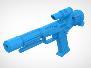Eternian soldier blaster from the movie Masters of the Universe 1987 3d print model 3Dプリントモデル