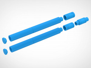 Billy Clubs from the series Daredevil 2015 3d print model 3D 打印模型