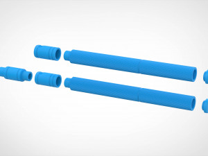 Billy Clubs from the series Daredevil 2015 3d print model 3D 打印模型