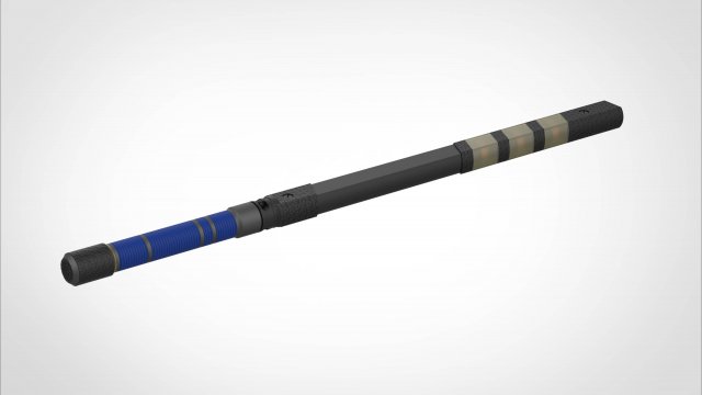 Escrima stick from the Gotham Knights 2022 3d print model 3Dプリントモデル .c4d .max .obj .3ds .fbx .stl .blend 
