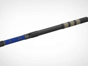 Tongkat Escrima dari model cetak 3d Gotham Knights 2022 Model Cetak 3D