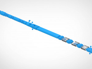 Escrima stick from the Gotham Knights 2022 3d print model 3Dプリントモデル