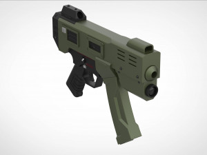 Modified HK MP5K from the movie Doom 3d print model Modelo de impresión 3D