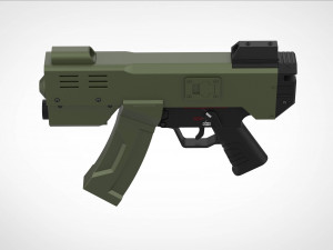 Modified HK MP5K from the movie Doom 3d print model Modelo de impresión 3D