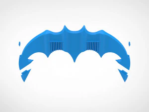 Battarang from the movie The Flash 2023 3D Print Model