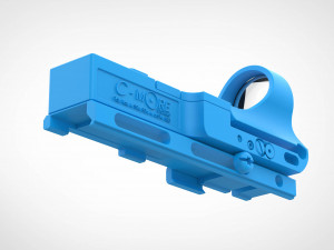C-More sight from the movie xXx 3d print model 1 to 12 scale 3D-printmodel
